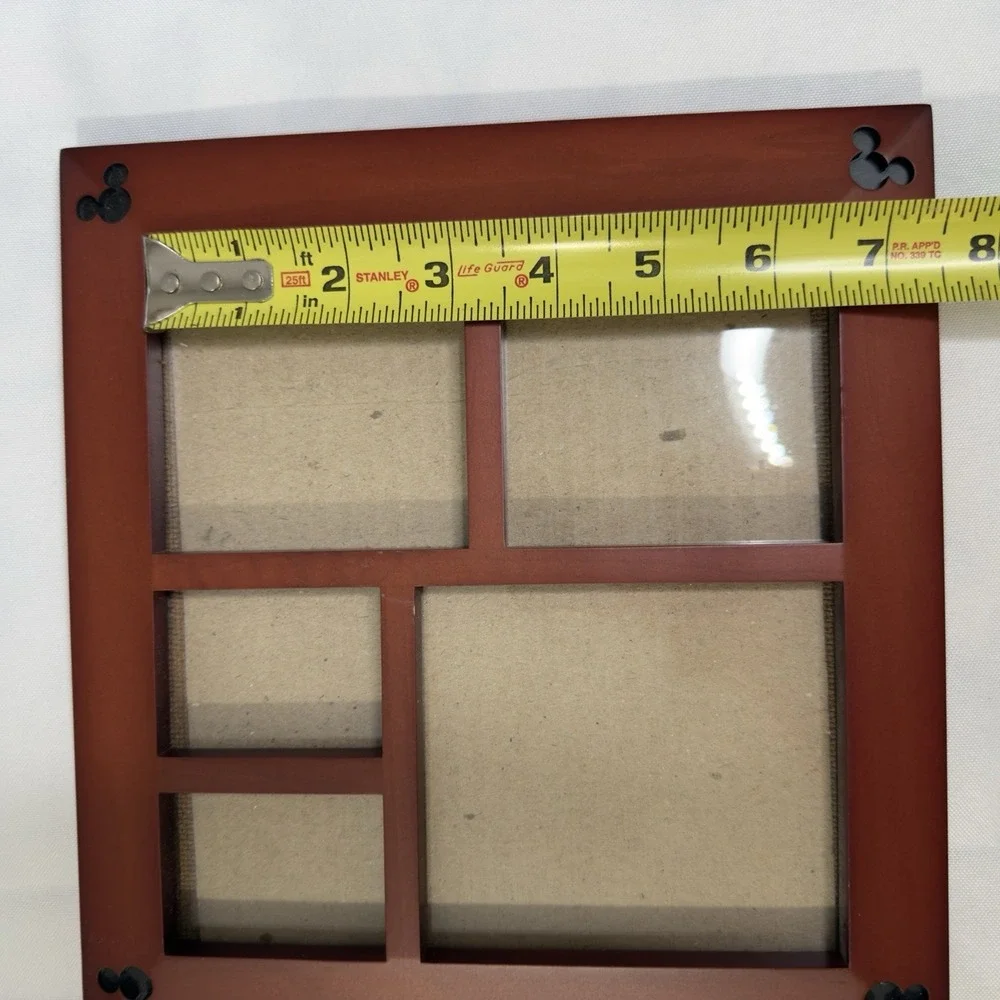 Disney Parks Mickey Mouse Multi Photo Collage Picture Frame Thailand Wood